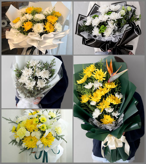 贵州铜仁市思南县板桥镇郝家湾村白事花束代送
